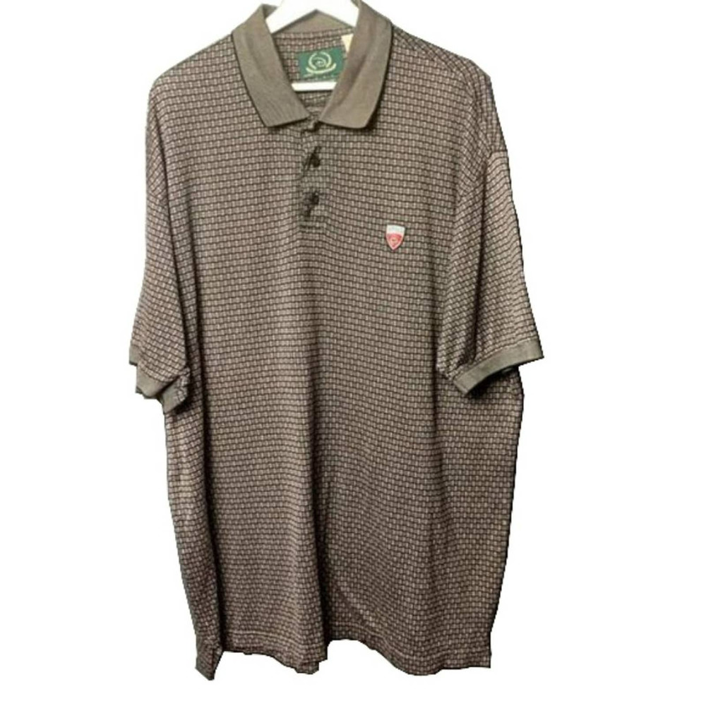 Disney Golf Collection Men's 70's Two Ply Mercerized Cotton  Polo Shirt XL